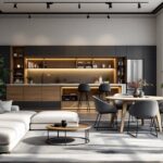 100m2 plan maison 3 chambres 3D - agencement optimisé d'une maison moderne
