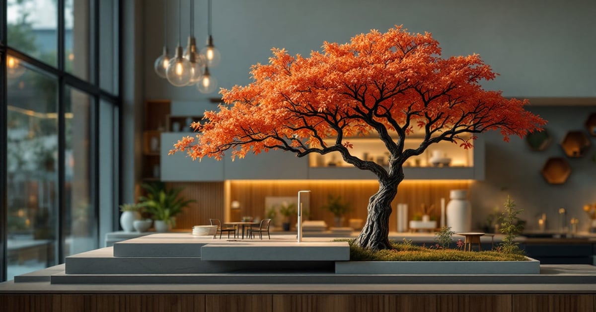 Arbres en maquette d’architecture : techniques et matériaux