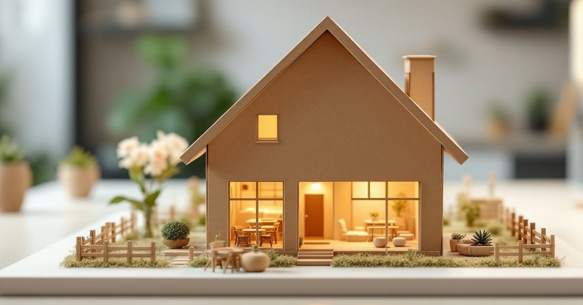 Faire une maquette de maison en carton facilement