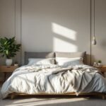 Chambre moderne bien aménagée avec rangements optimisés et espace organisé sans encombrement