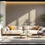 Interface Home Design 3D affichant le plan d'une maison moderne en vue immersive